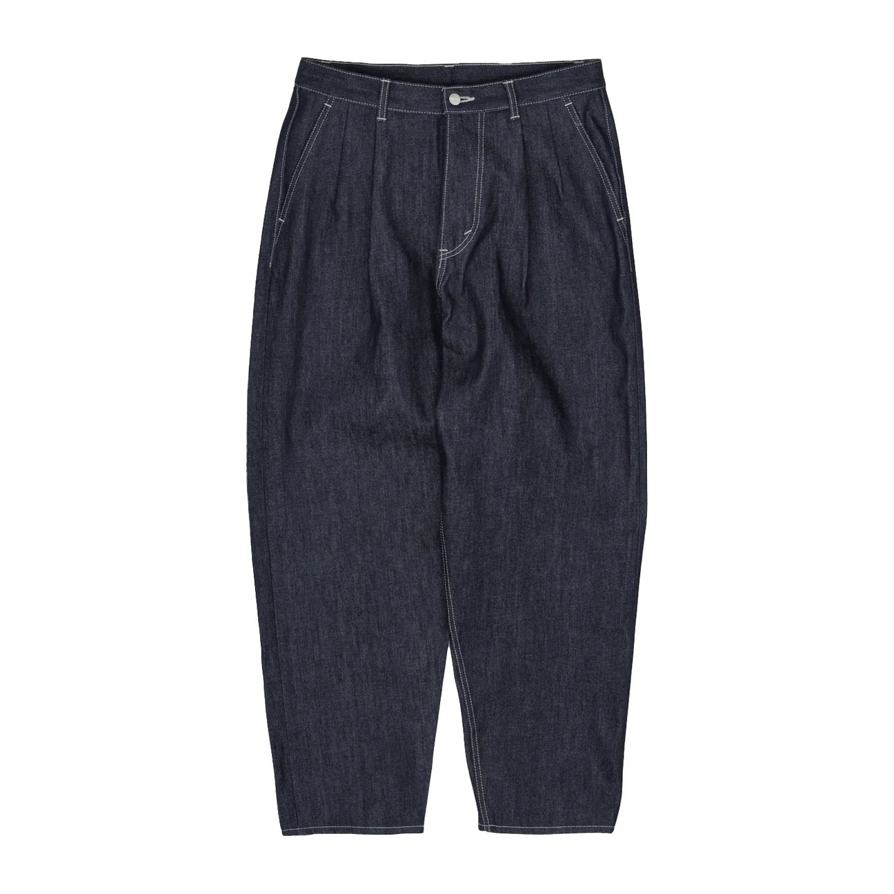 MEN Graphpaper Selvage Denim Two Tuck Tapered Pants INDIGO_RIGID