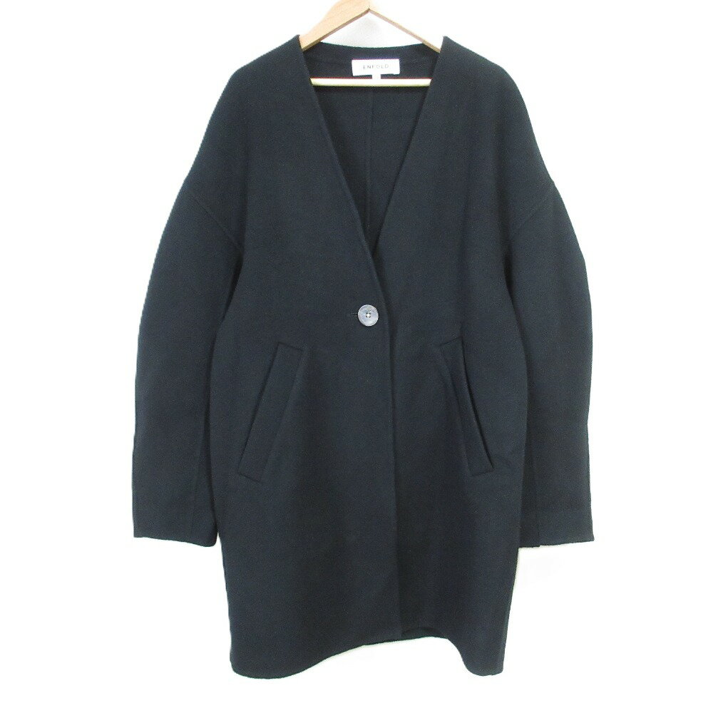 楽天市場】エンフォルド リバー ノーカラーコートの通販