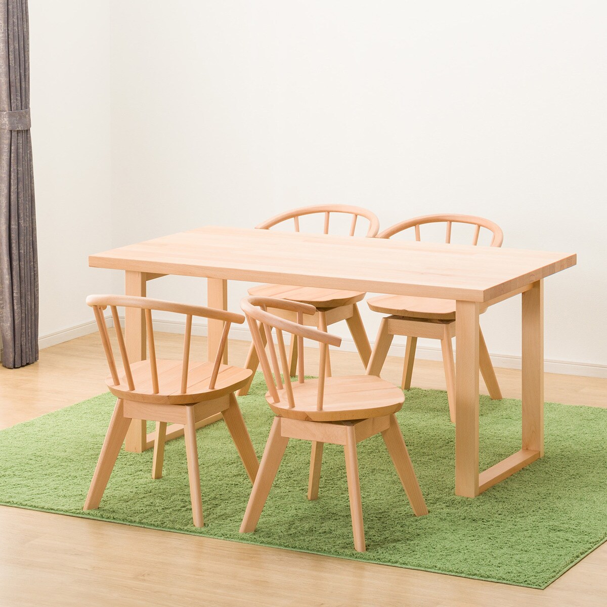 楽天市場】ダイニングテーブル5点セット (NコレクションT-06U 150 NA/C