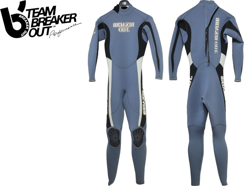 BREAKER OUT ロングジョンウェットスーツ ブラック サイズL 中古