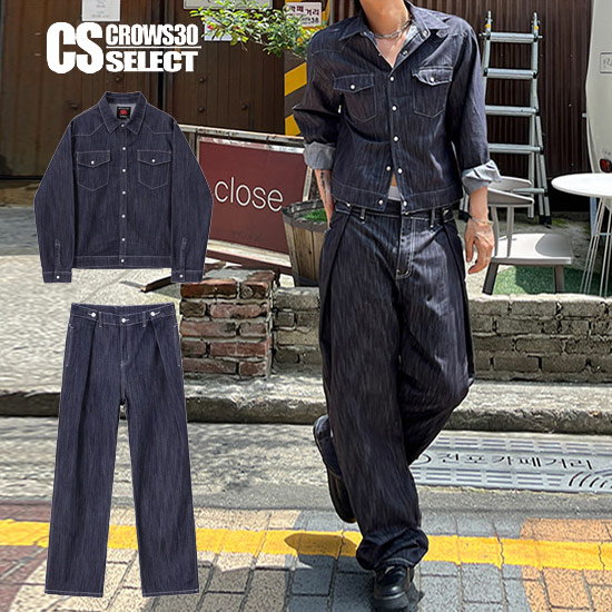 楽天市場】デニムセットアップ メンズ オールインワン 上下セット G