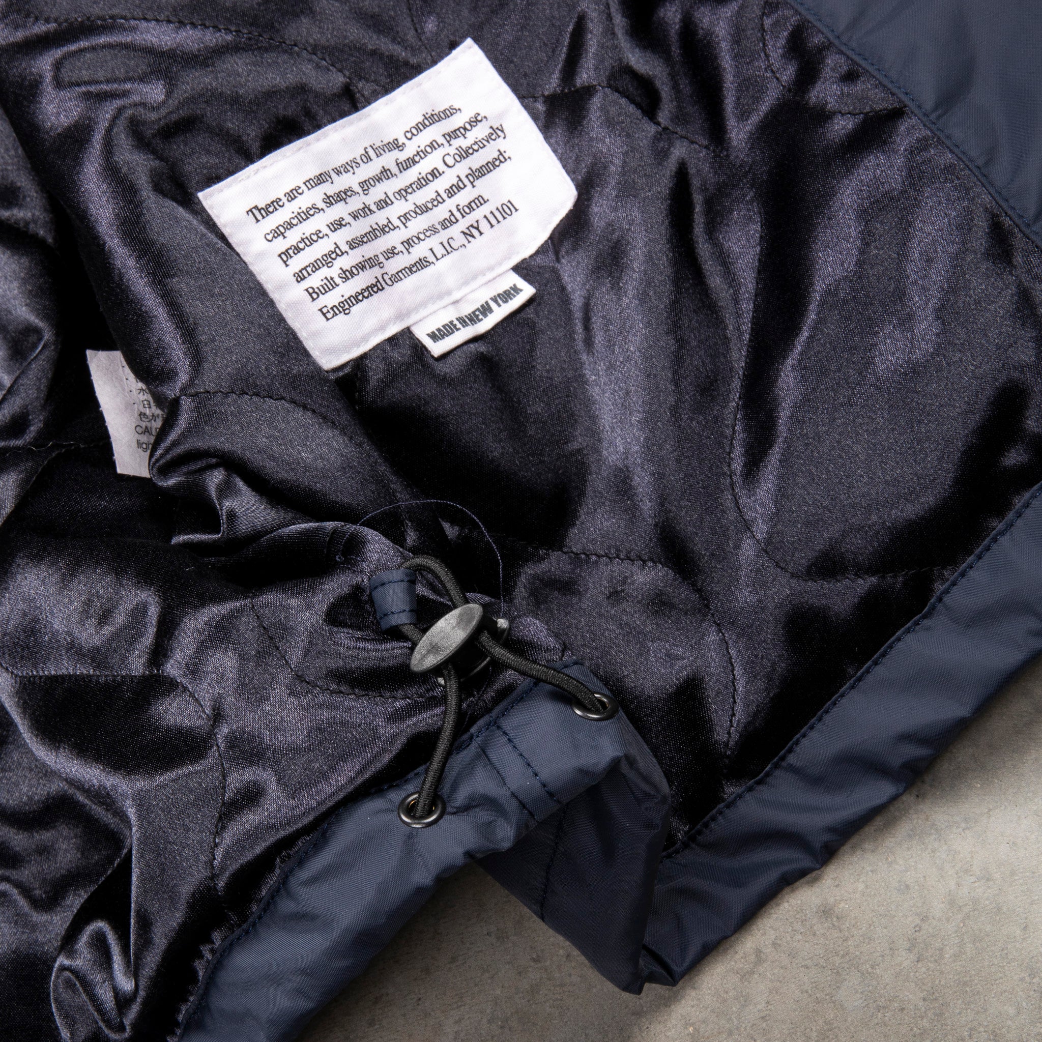 Engineered Garments Wind Breaker 3L Nylon Navy – Frans Boone Store
