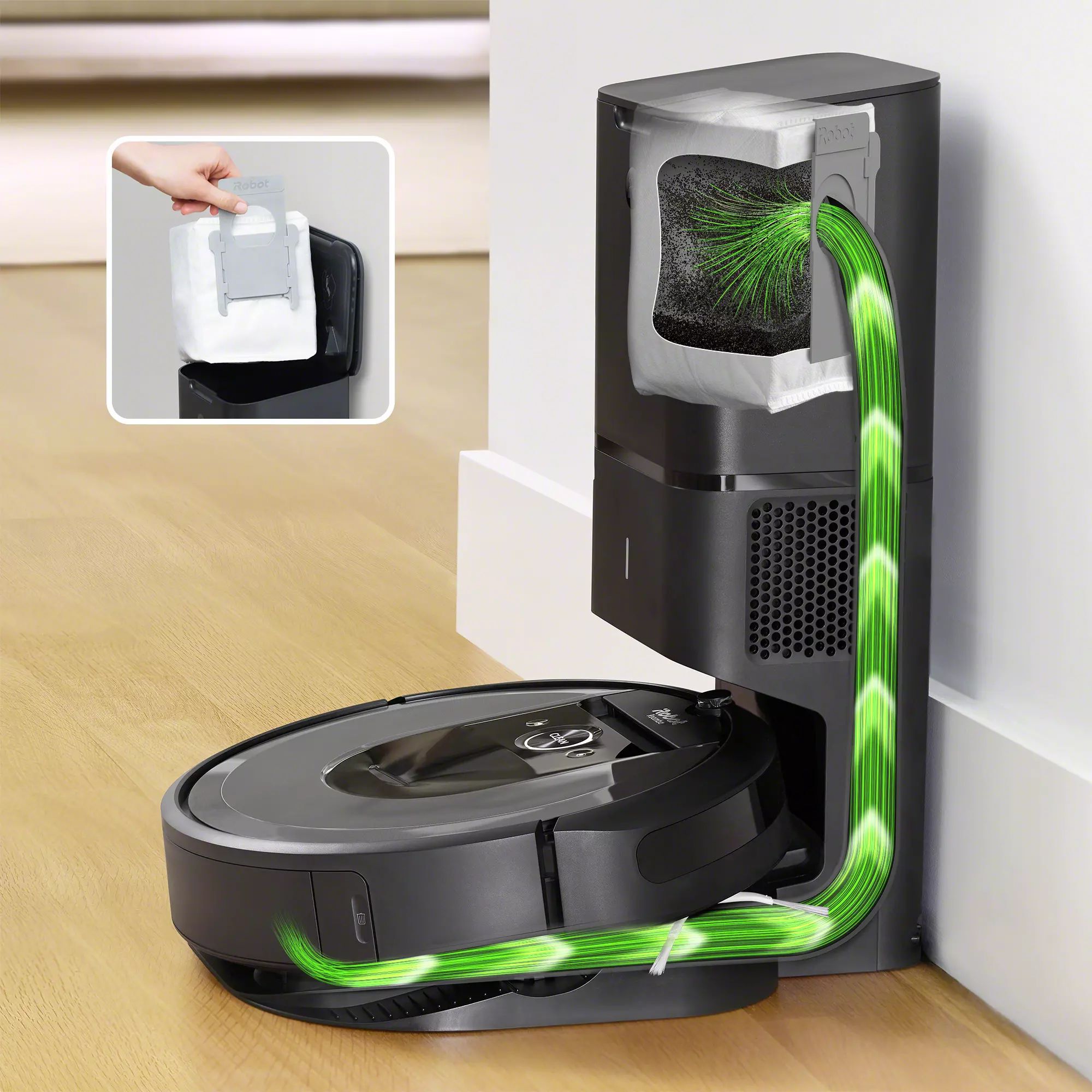 Wi-Fi® Connected Roomba® i8+ Self-Emptying Robot Vacuum