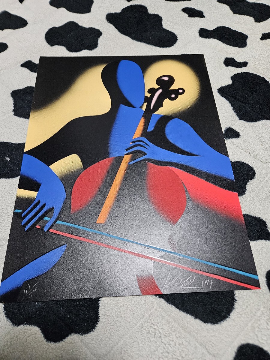 貴重一点物マークコスタビMARK KOSTABI 和紙に直筆デッサン1986 貴重