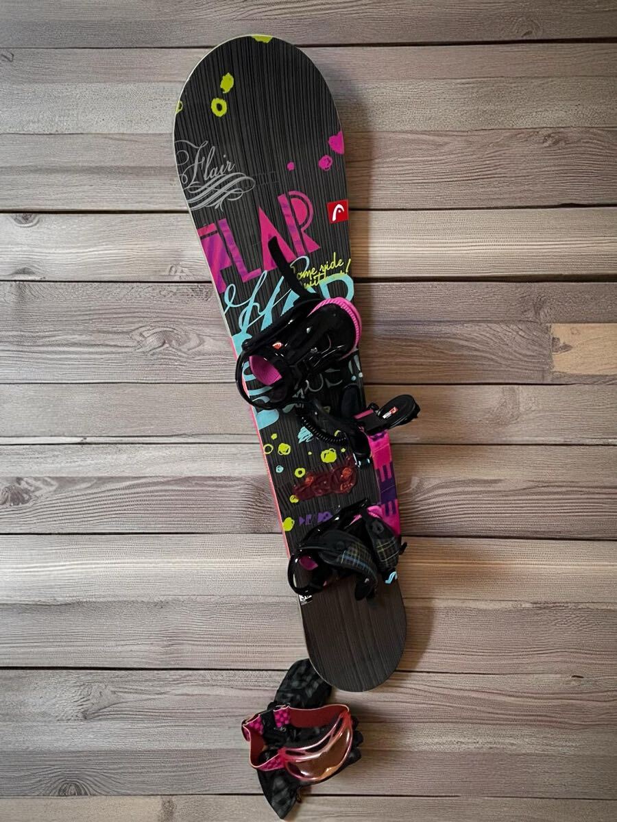 HEAD スノボ FLAIR ROCKA 142 バイン NX FRAIR 2点 HEAD スノボ FLAIR