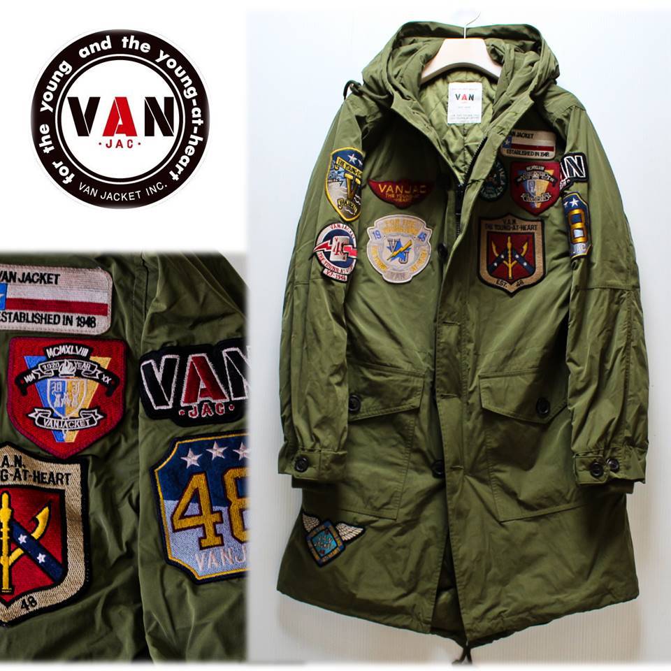 VAN JAC ヴァンヂャケット》新品 豪華ワッペン 中わた ヴィンテージ