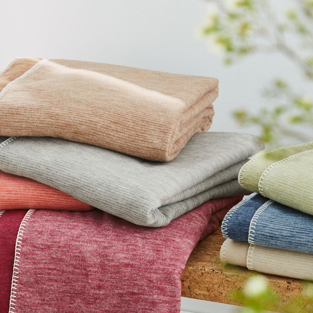 BK3 ドイツ・IBENA社 GOTS認定 オーガニックコットン毛布 軽量