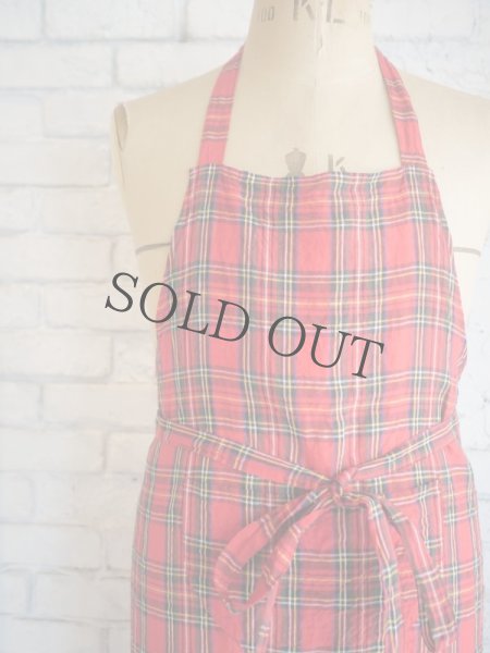 R&D.M.Co- / OLDMAN'S TAILOR TARTAN CHECK APRON オールドマンズ