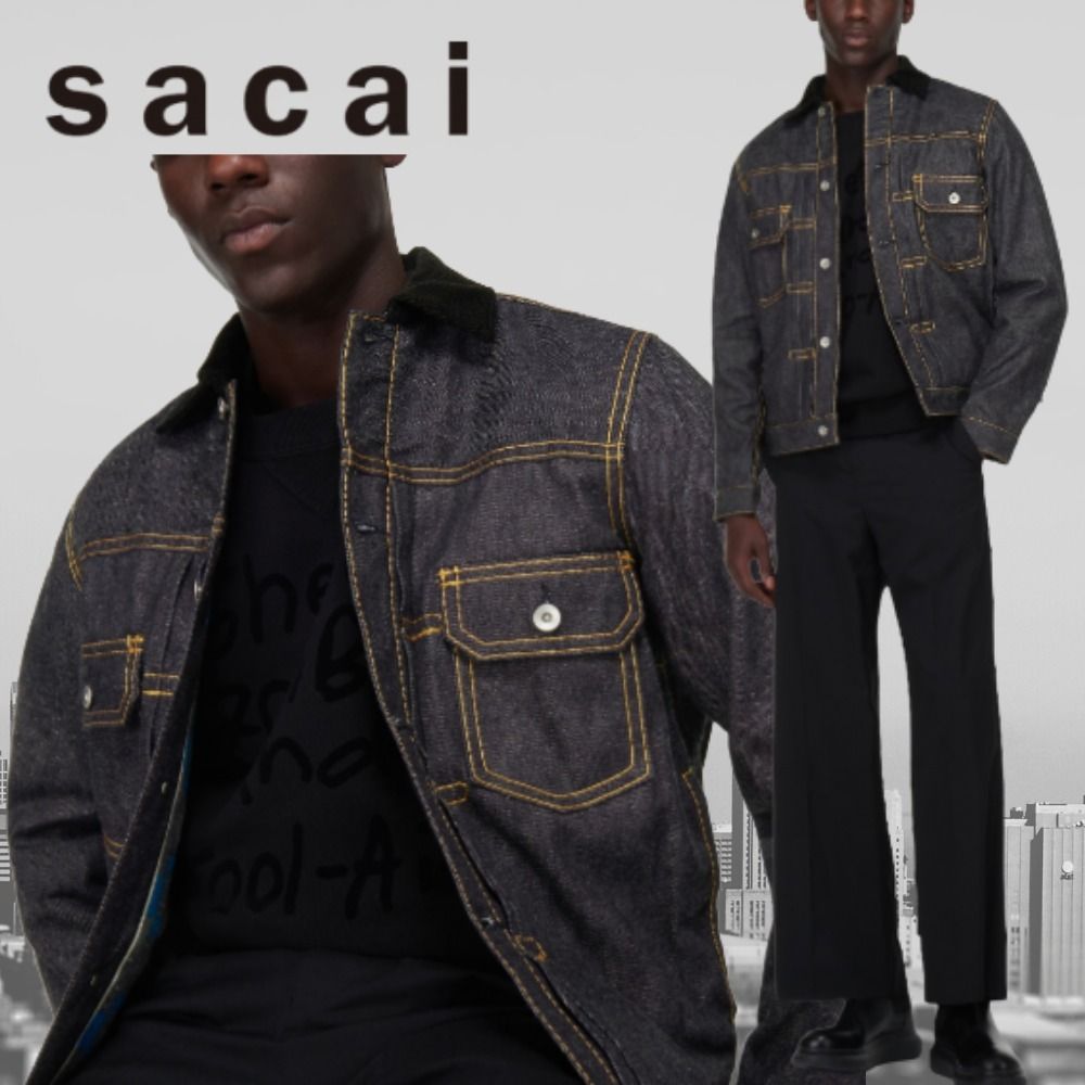 sacai x BEYONDEXX(ビヨンデックス) デニムジャケットジージャン