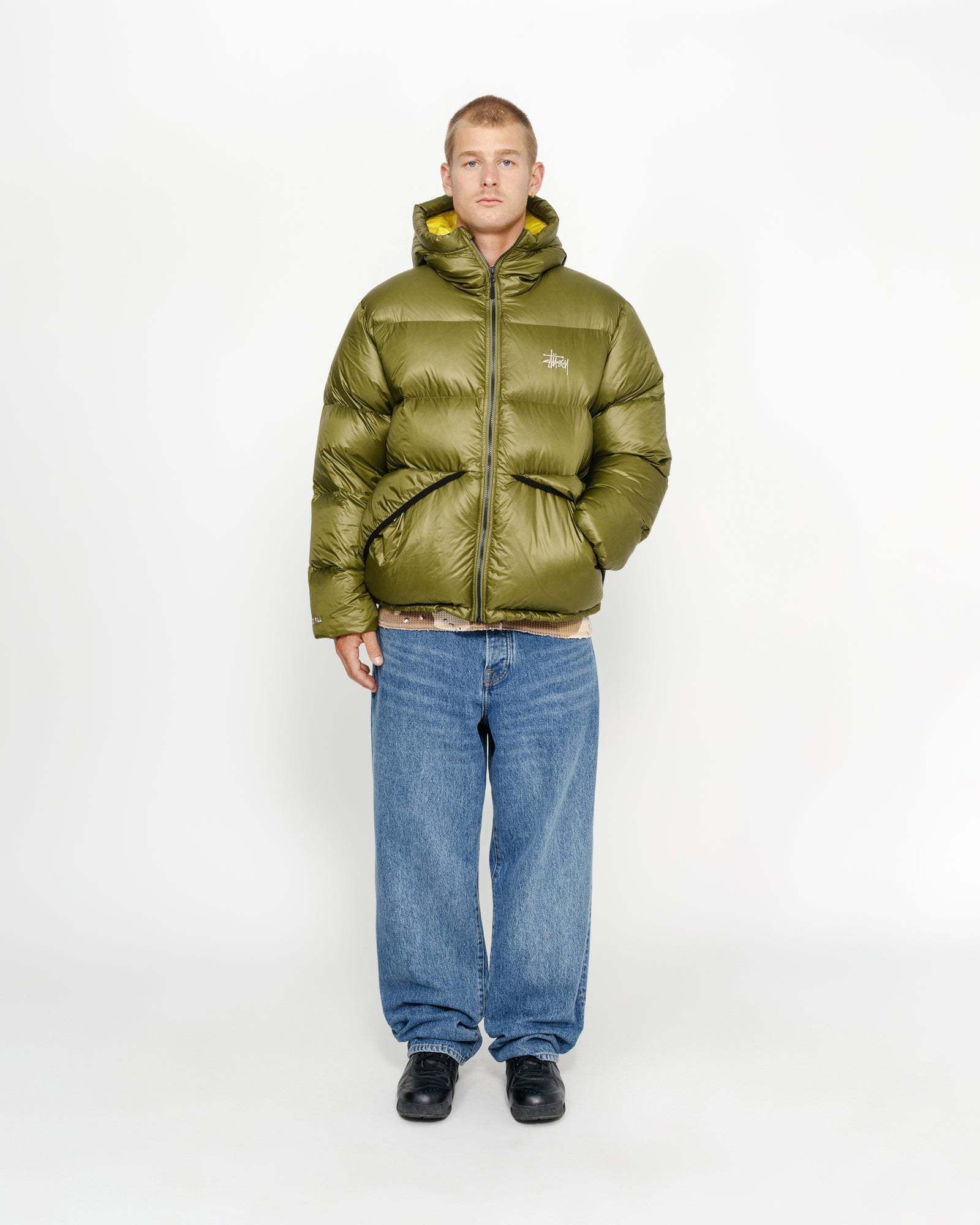 ステューシー】Stussy Micro Ripstop Down Parka Olive XS~XXL (STUSSY