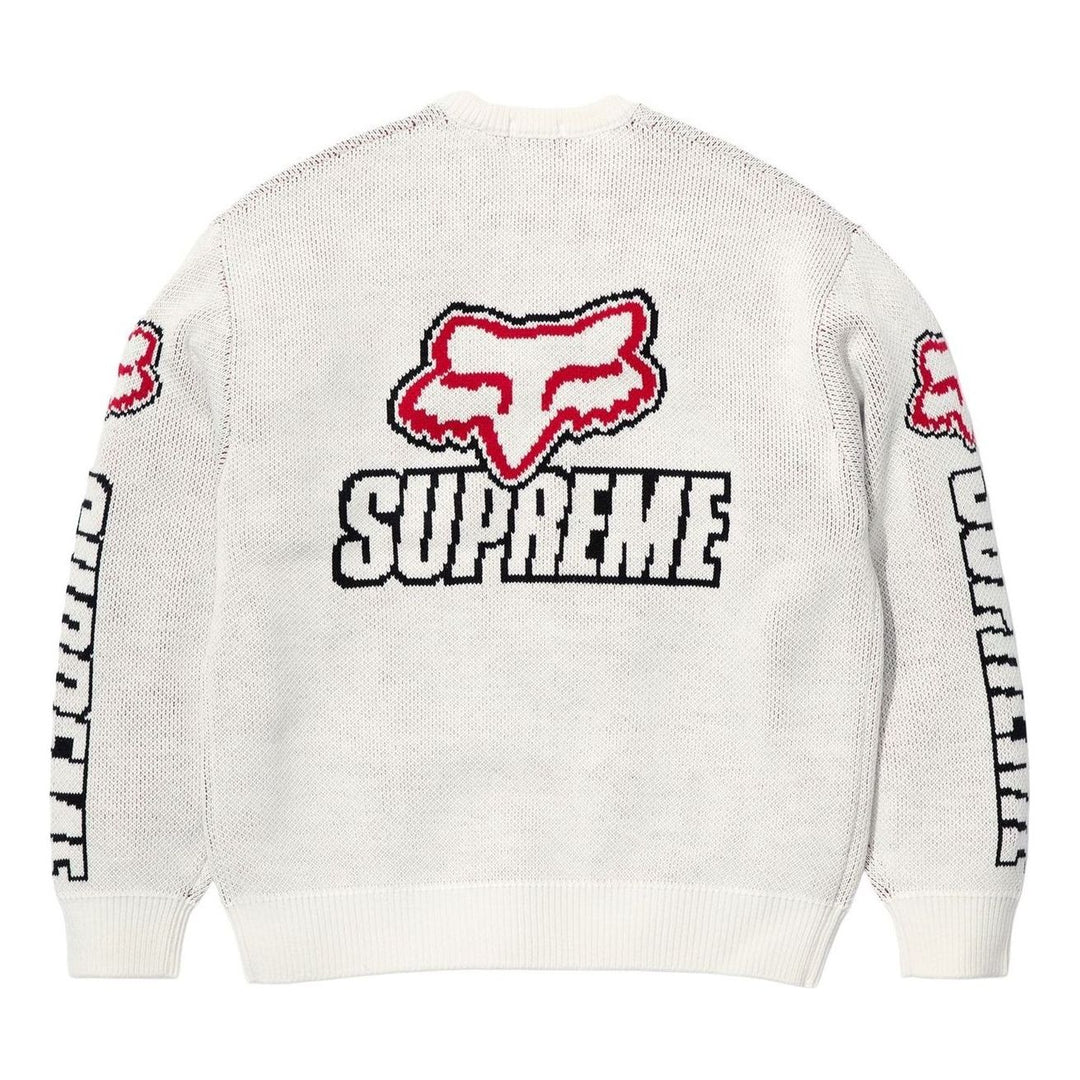 Supreme x Fox Racing Sweater 'White' FW25SK36-WHITE