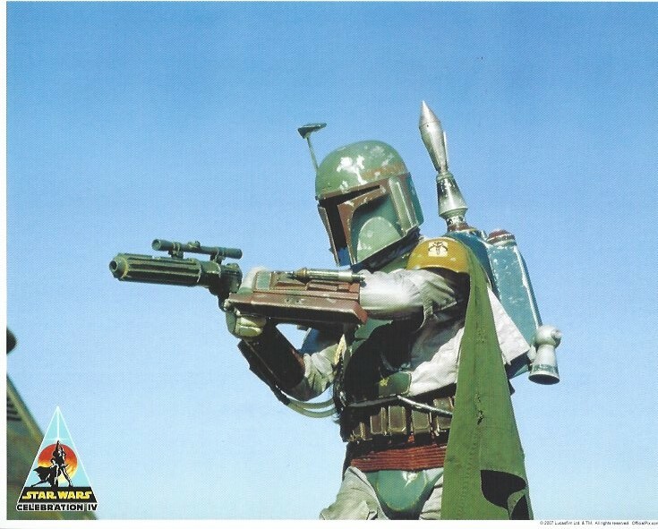 1997年 USA STAR WARSファンクラブ公式ボバ・フェットのポスター 1997