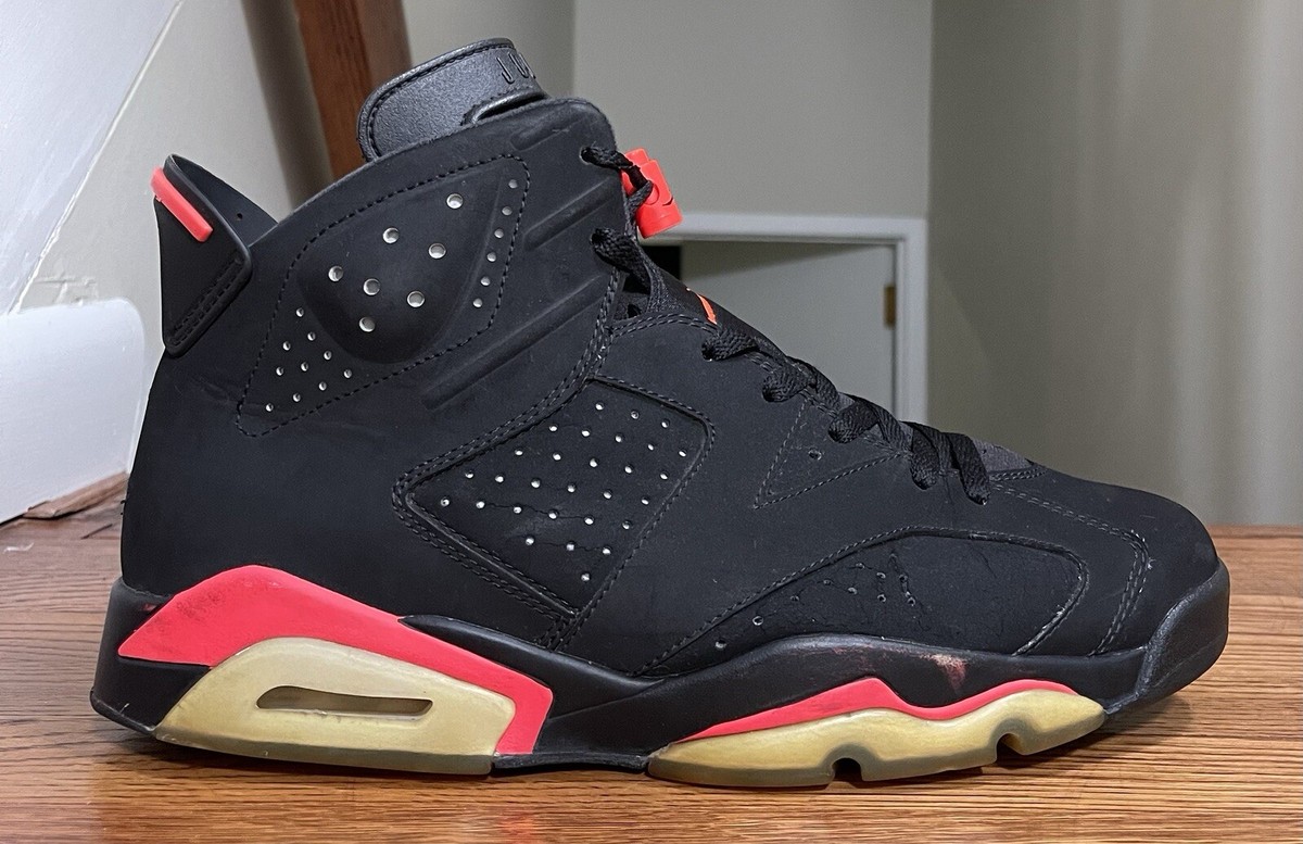 Air Jordan 6 Retro Infrared Black (2014) 384664-023 Men's Size 11