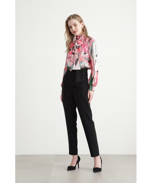 セール】 ◇ウエストリボンテーパードパンツ （パンツ）｜PINKY