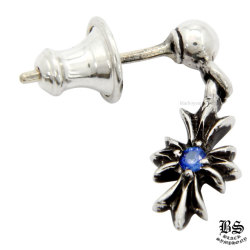 クロムハーツタイニーECHプラスドロップイヤリングwithダイヤモンド