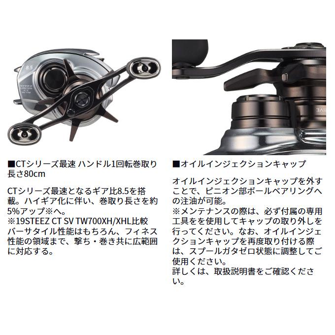 DAIWA（ダイワ） 25 スティーズリミテッド CT SV TW 70XHL 左ハンドル