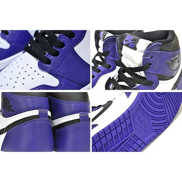 エア ジョーダン 1 NIKE AIR JORDAN RETRO HI OG court purple/black