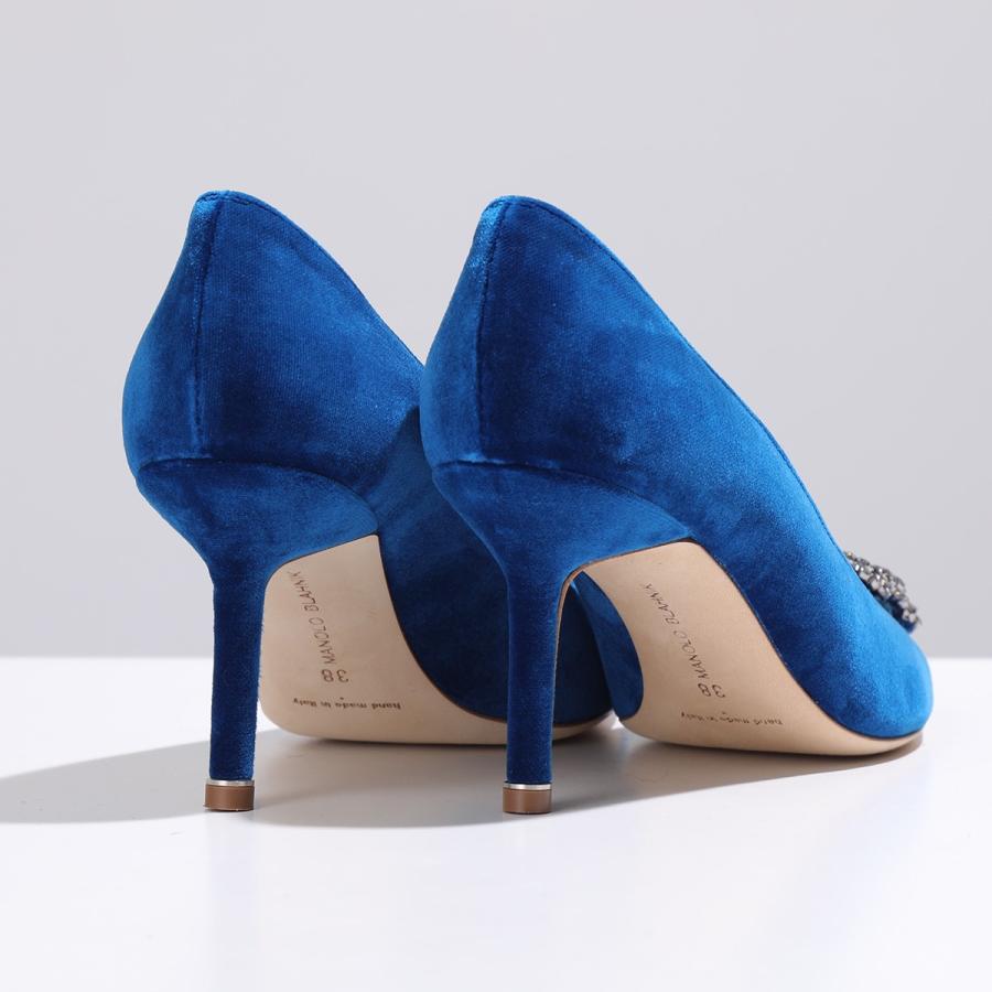 MANOLO BLAHNIK（マノロブラニク） パンプス HANGISI FMC VELVET 070