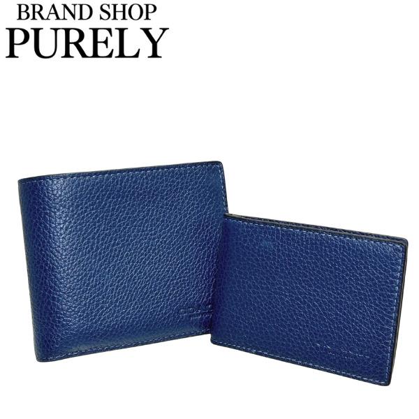 COACH（コーチ） 国内発送 財布 メンズ 折り財布 ぺブル レザー 3in1