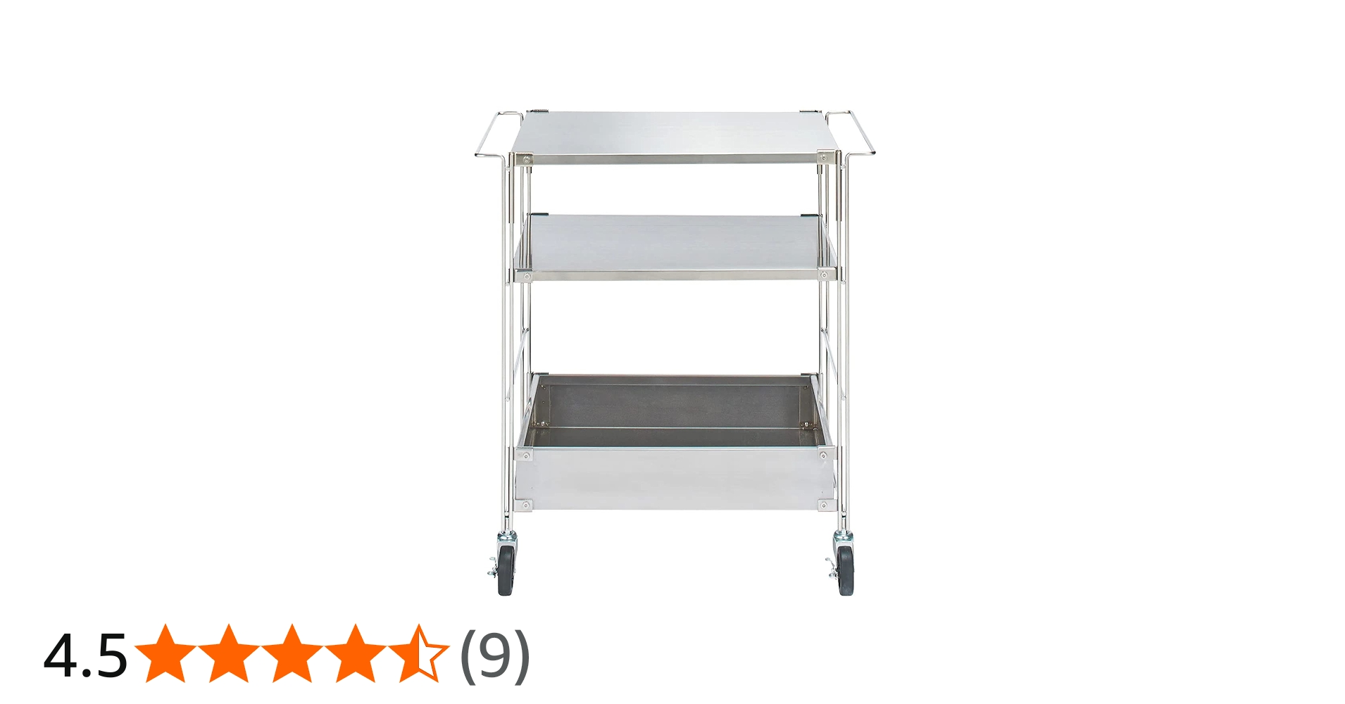 Amazon.co.jp: 無印良品 ステンレスユニットシェルフワゴンセット 幅