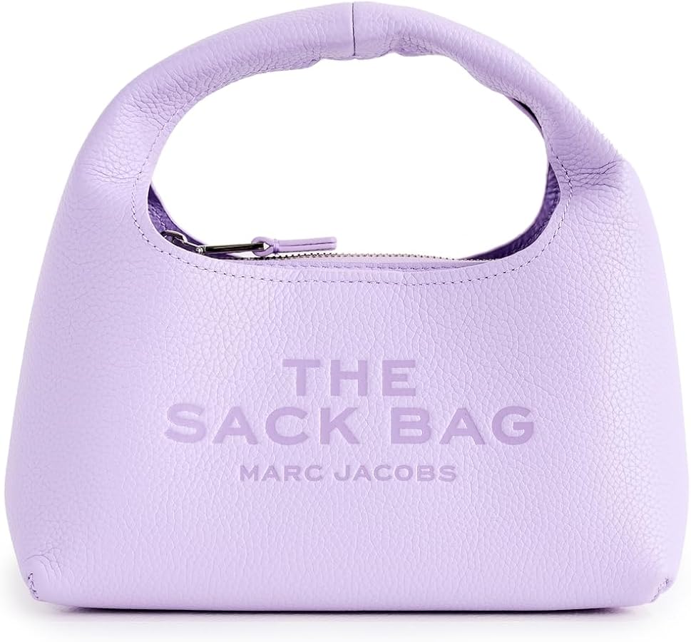 Marc Jacobs Women's The Leather Mini Sack Bag, Wisteria, One Size