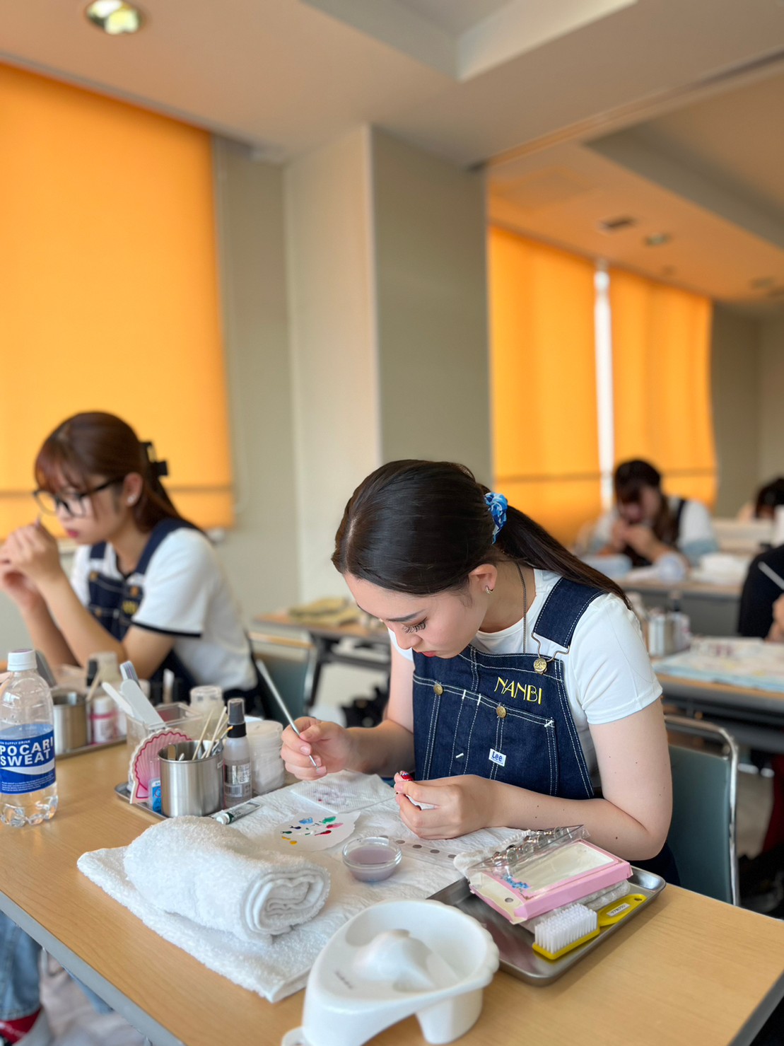 ネイル授業💅🏻✨ – 福岡南美容専門学校