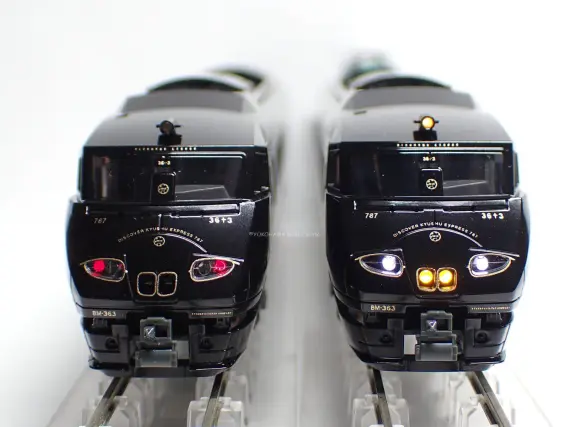 787系「36ぷらす3」BM-363編成 (本ミフ) が入線しました。 KATO 10