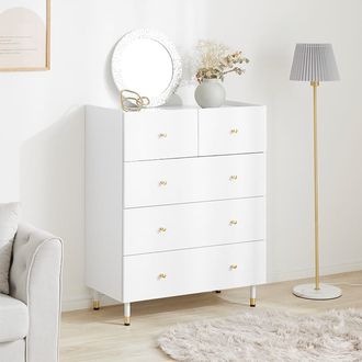 チェスト 4段 大人可愛いリビング収納 タンス 大容量 [幅80] | 【公式