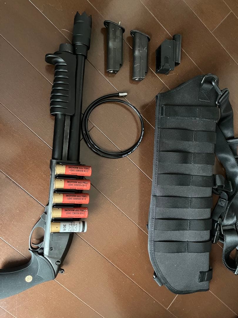 東京マルイ M870 ブリーチャー トレーサー 外部ソース化セット 東京マルイ M870ブリーチャーをTAC-14風にしつつ外部ソース化しよう 2