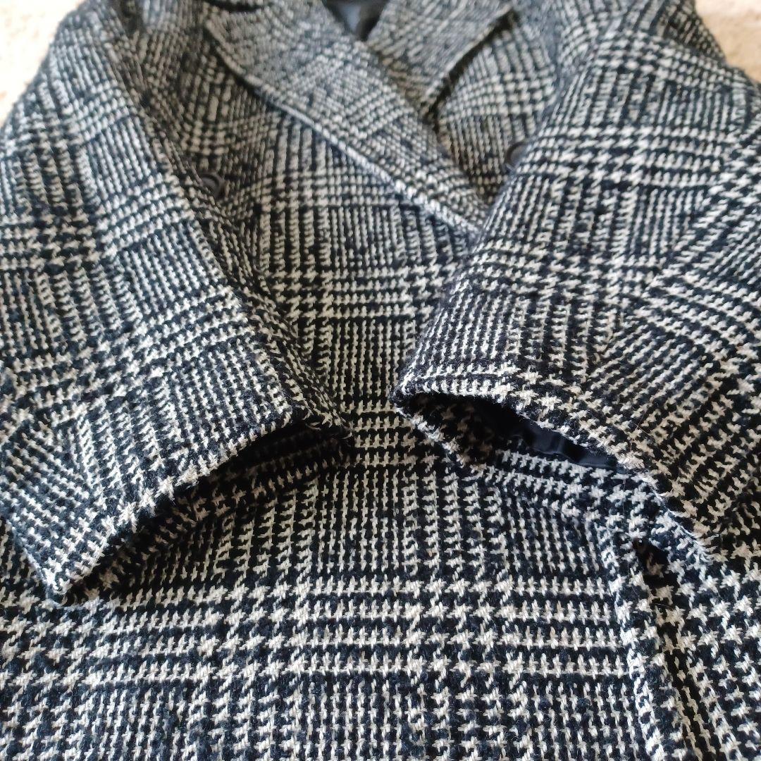 ユナイテッドトウキョウ チェックコート チェスターコート ツイード