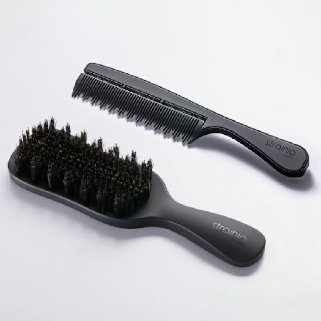 ストレーニア　ケアストレートブラシ&コーム 正規品】 strainia ストレーニア ケアストレートブラシ （Care