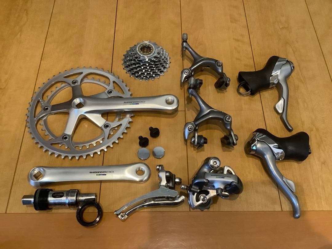 シマノ　アルテグラ　6400 コンポセット　動作正常　600 シマノ アルテグラ 6400 コンポセット 動作正常 600 シマノ アルテグラ