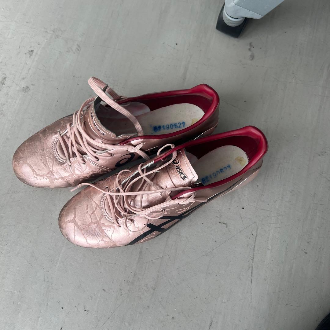 ASICS メナスピンク スパイクシューズ27.5 アシックス メナス5 完全新作にはパープルも展開