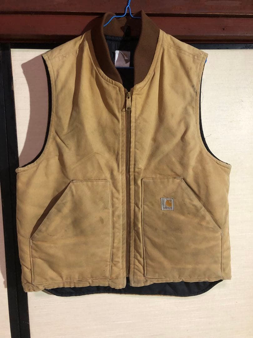 【雰囲気抜群】90s CARHARTT カーハート　ダックベスト 90s カーハート ダックベスト | USA製 - 札幌 ビンテージ 古着屋