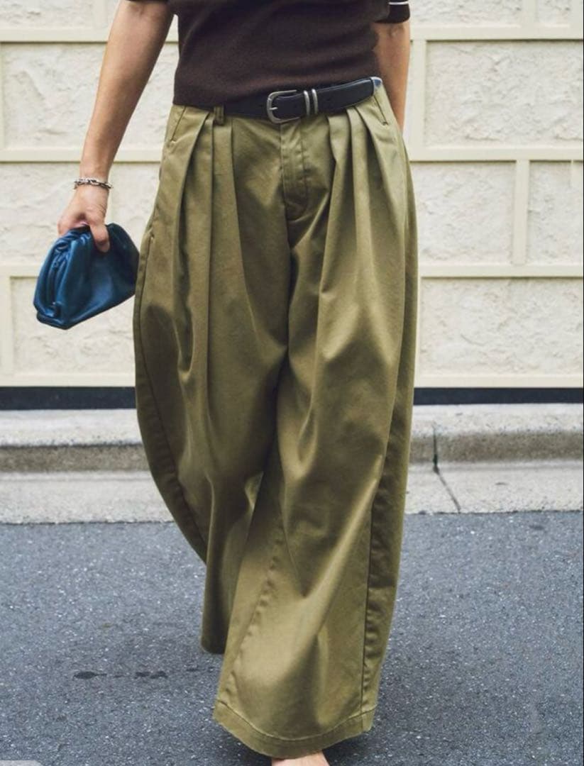 Plage R’IAM Super wide CHINO パンツ 36 追加予約》R'IAM Super wide CHINO パンツ 2（チノパンツ）｜Plage