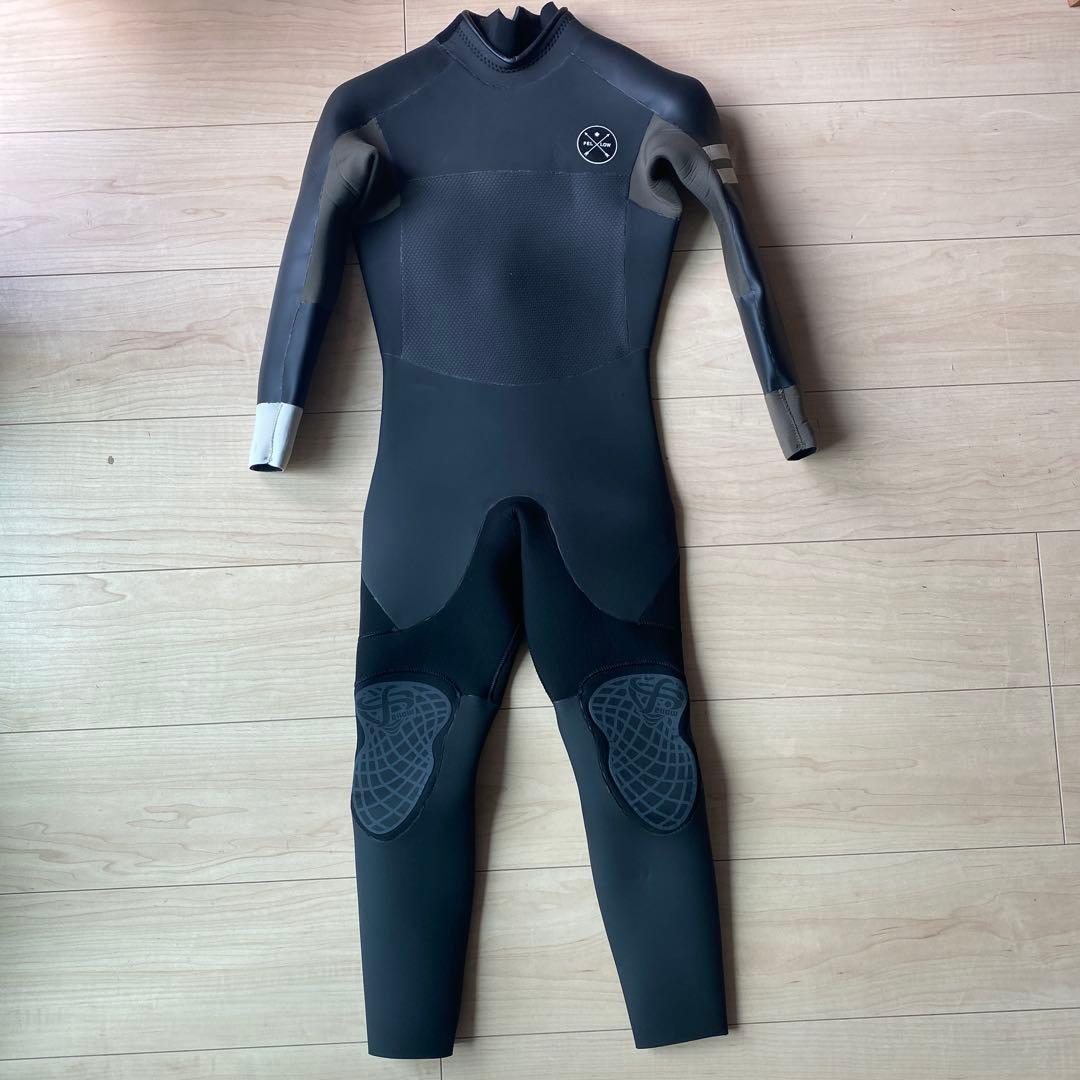 ブラック タイトフィット ウェットスーツ　130 AIRTIGHT エアータイトロングチェストジップ エッジ ELCZ53ST25001