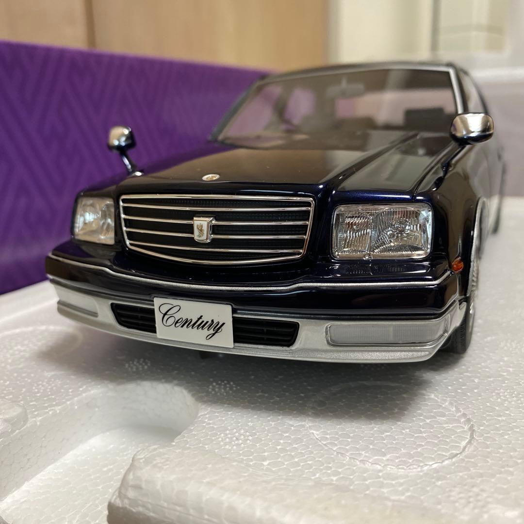 京商1/18 サムライ センチュリー フェンダーミラー ダークブルー ❹ Kyosho 1/18 トヨタ センチュリー GRMN (ブラック) 限定 1,000個