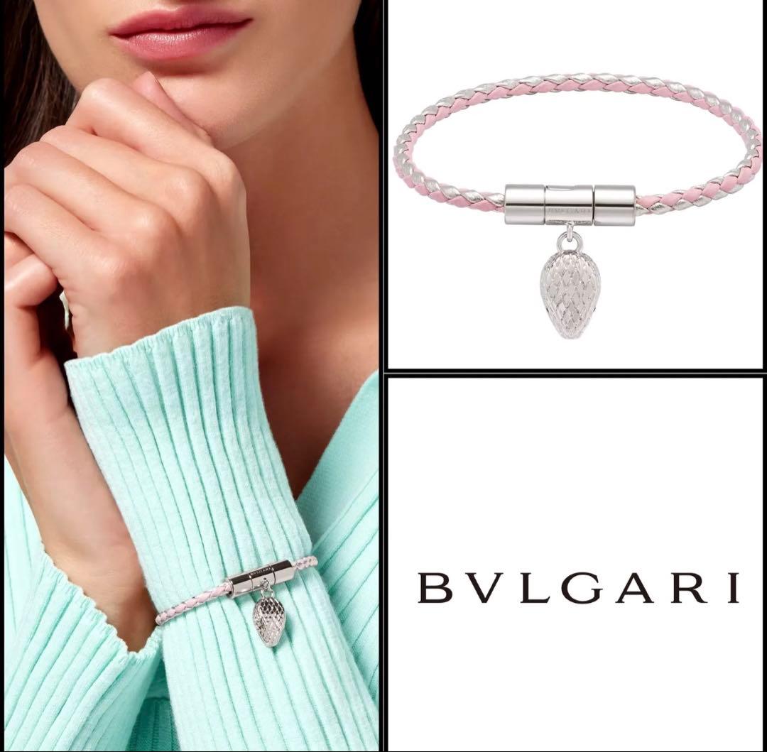 ブルガリ　セルペンティ　フォーエバー　レザー　ブレスレット　レディース 即納【BVLGARI】 セルペンティ フォーエバー レザーブレスレット