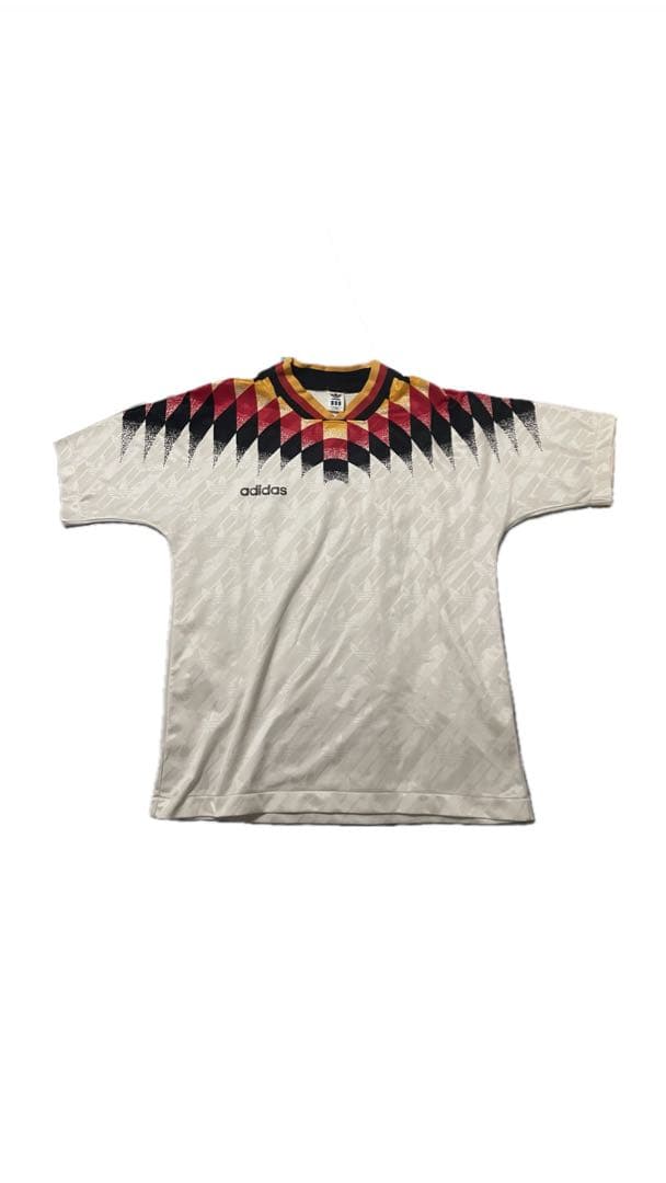 レア　1994年　ドイツ代表　adidas ユニフォーム　ゲームシャツ　L レア1994年ドイツ代表adidas ユニフォームゲームシャツL