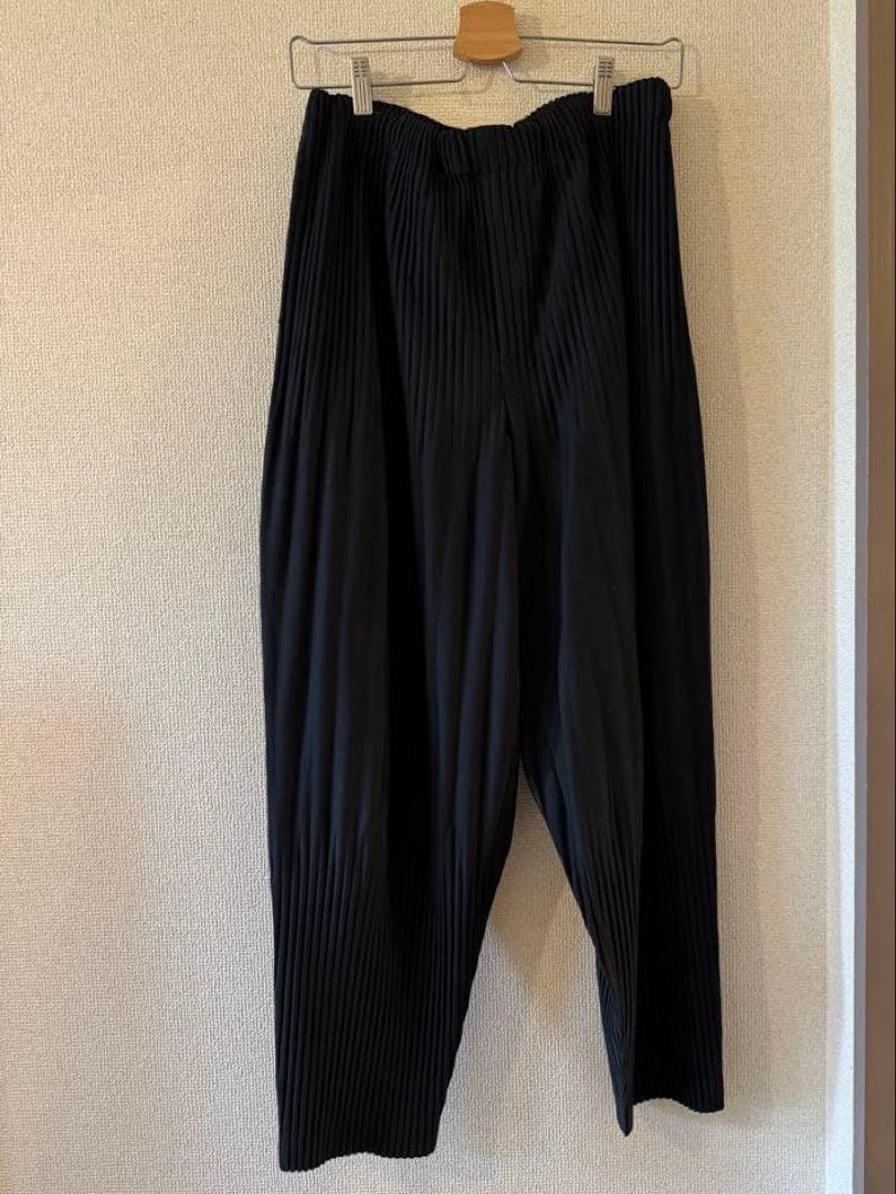 HOMME PLISSÉ ISSEY MIYAKE ブラック　消しプリーツ オムプリッセ イッセイ ミヤケHOMME PLISSE ISSEY MIYAKE 消しプリーツ