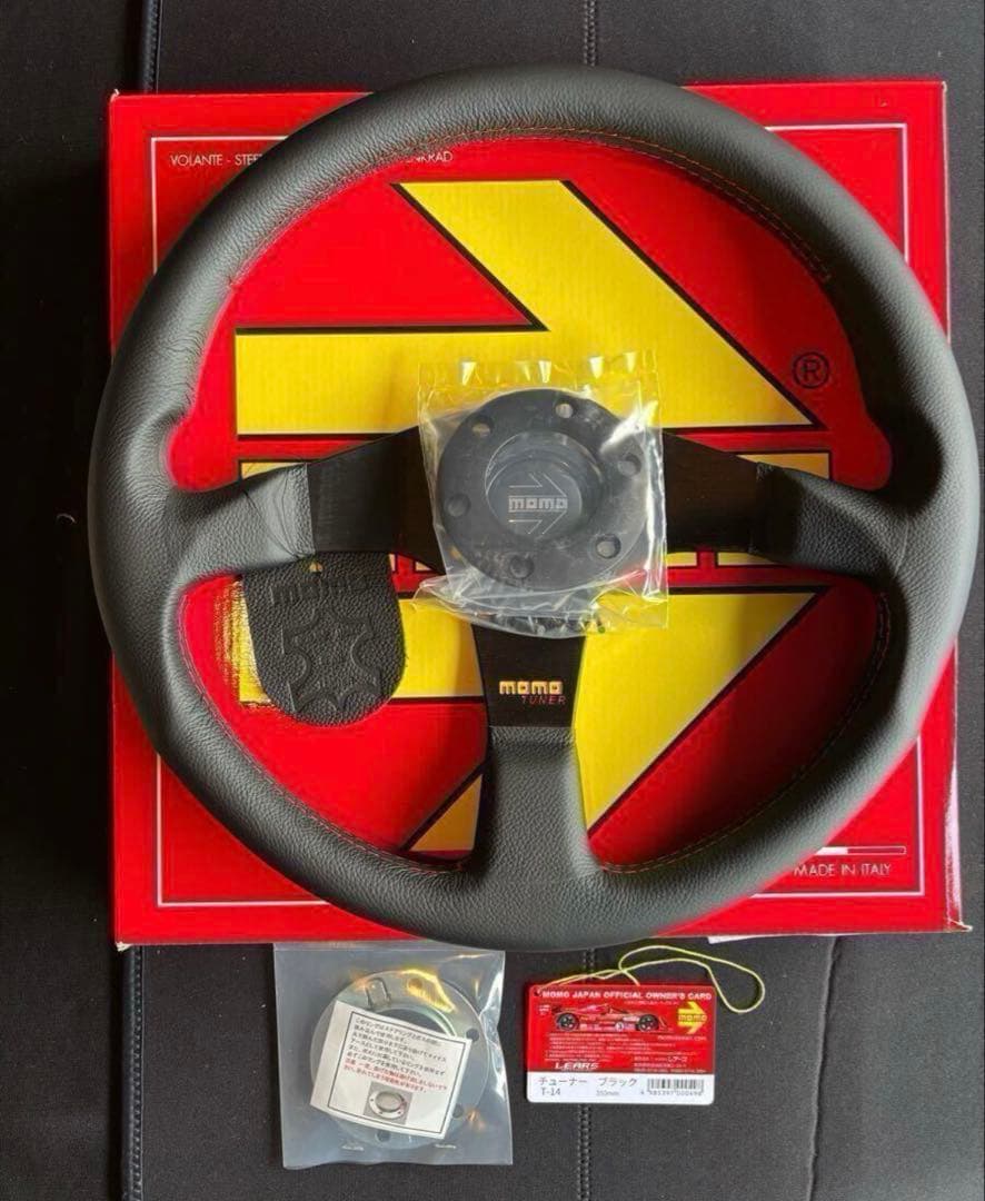新品！MOMO TUNER モモチューナー ブラックスポーク　35Φ 日本正規品 楽天市場】【正規品】MOMO ステアリング TUNER（チューナー） ブラック