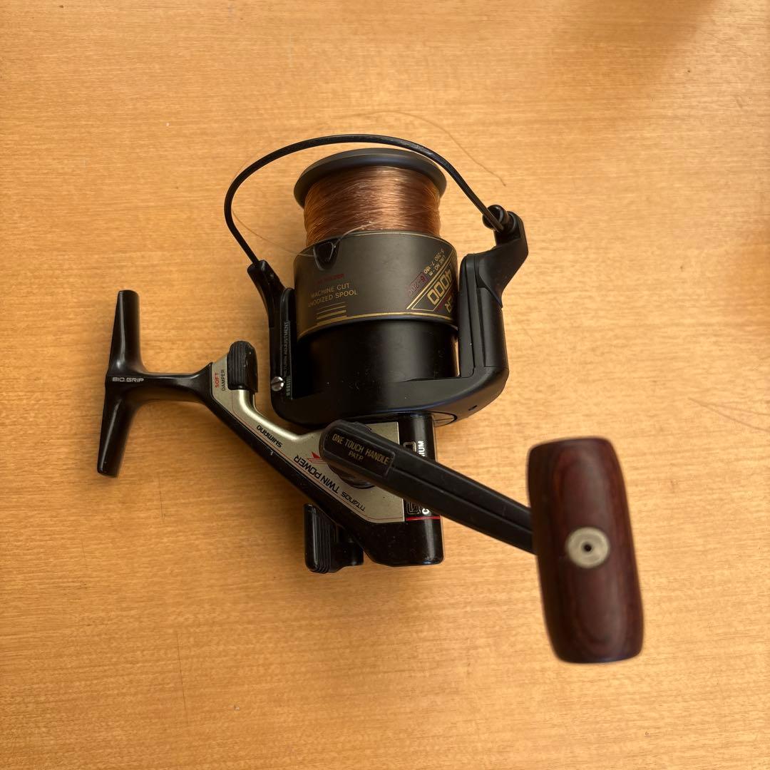 希少 シマノ　ツインパワー　GT4000 美品 レトロ 希少 シマノ ツインパワー GT4000 美品 レトロ - メルカリ