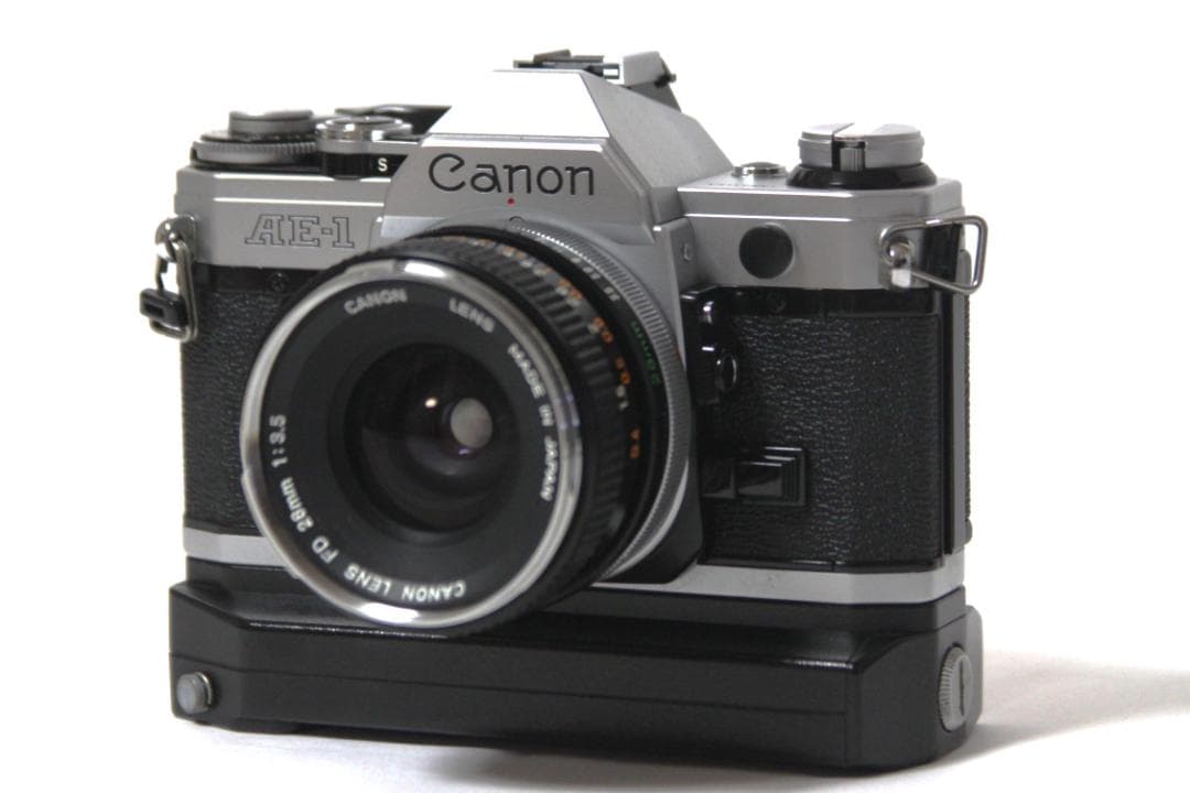 Canon AE-1 WINDER A2 FD 28mm F3.5 キヤノン CANON AE-1 PROGRAM FD 50mm F1.4 POWER WINDER A2 - 新潟県で中古
