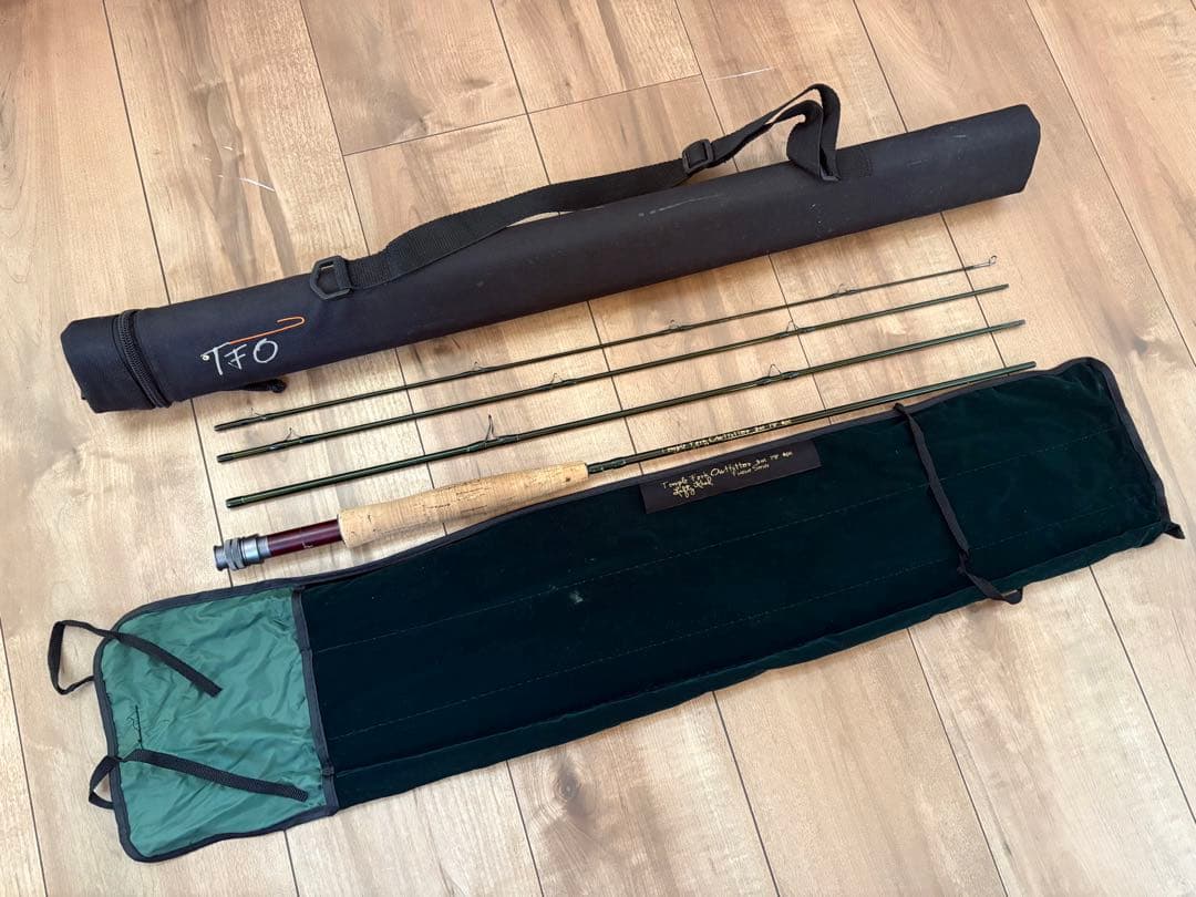TFO フライロッド 3wt 7'9\" 4pc TFO Stealth 10'6