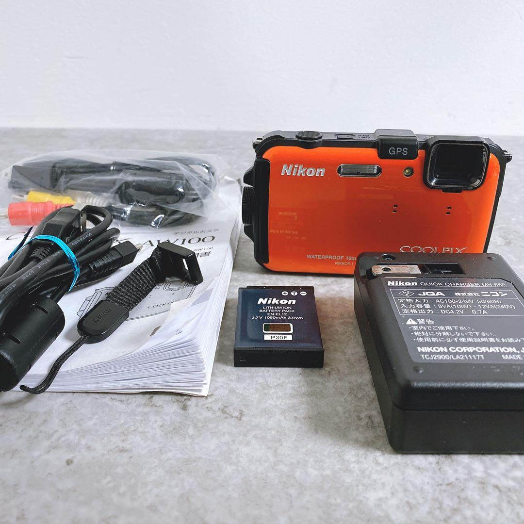 Nikon COOLPIX AW100 防水 デジタルカメラ GPS ニコン、初のタフネスデジカメ「COOLPIX AW100」 - 価格.com