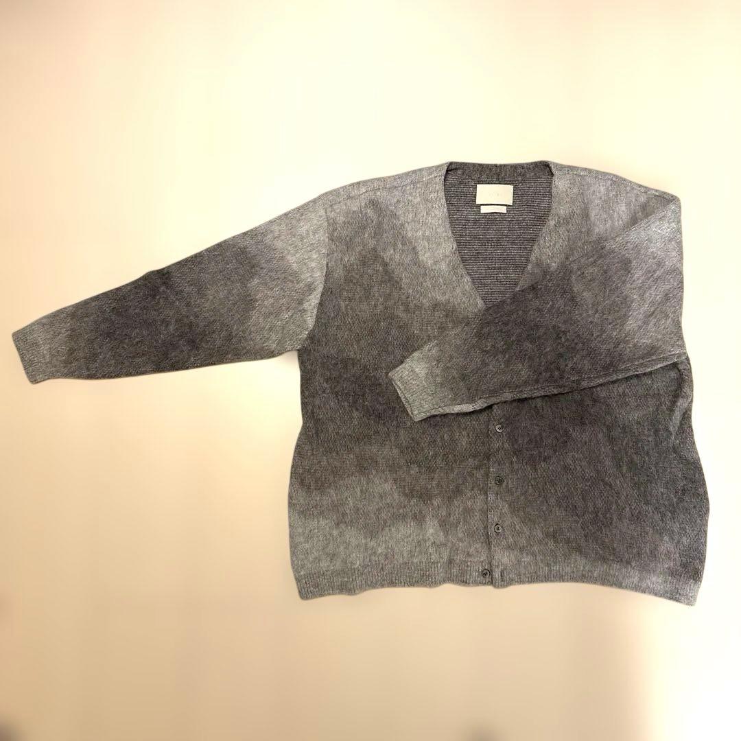 トップス YOKE 23SS GRADATION JACQUARD CARDIGAN YOKE(ヨーク) 23SS GRADATION JACQUARD CARDIGAN グラデーション