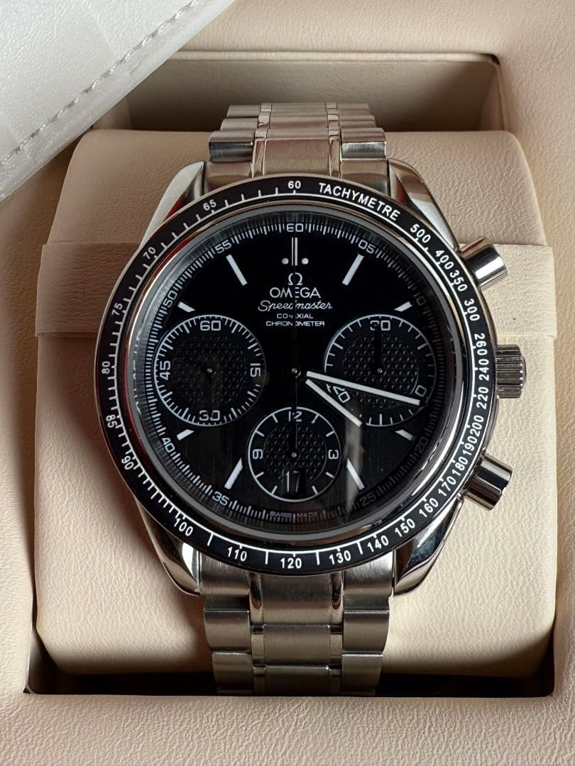 ぱ*ん様 OMEGA オメガ スピードマスター レーシング 時計 スピードマスター レーシング マスター クロノメーター[329.30.44.51