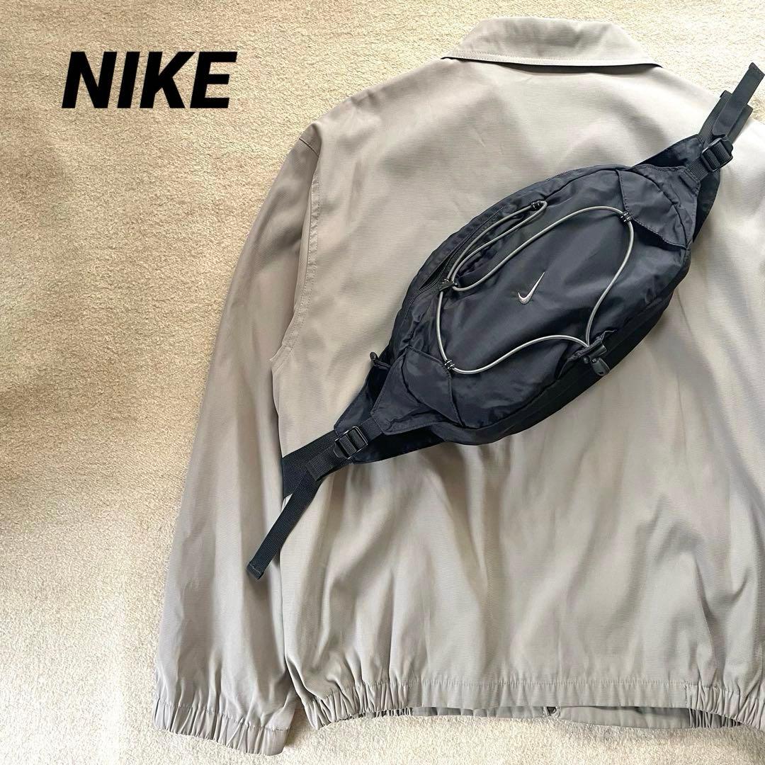 【人気】NIKE OLD BODYBAG WAISTBAG SLINGBAG Nike Sportswear Essentials Cross Body Bag | Black/Iron Stone