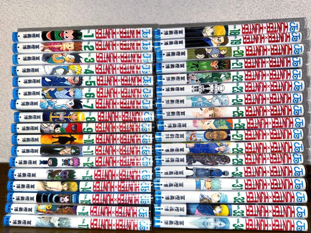 ぴ*ろ様 HUNTER×HUNTER ハンターハンター 漫画 1〜34巻 クリア HUNTER×HUNTER カラー版 35／冨樫義博 | 集英社 ― SHUEISHA ―