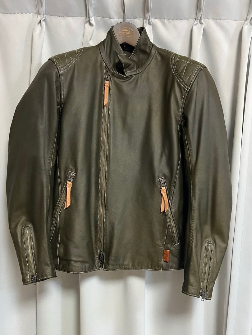 未使用　クシタニ　アンフィニッシュドジャケット2 グリーン　L　K-0714 K-0714 アンフィニッシュドジャケットII クシタニ｜KUSHITANI JAPAN